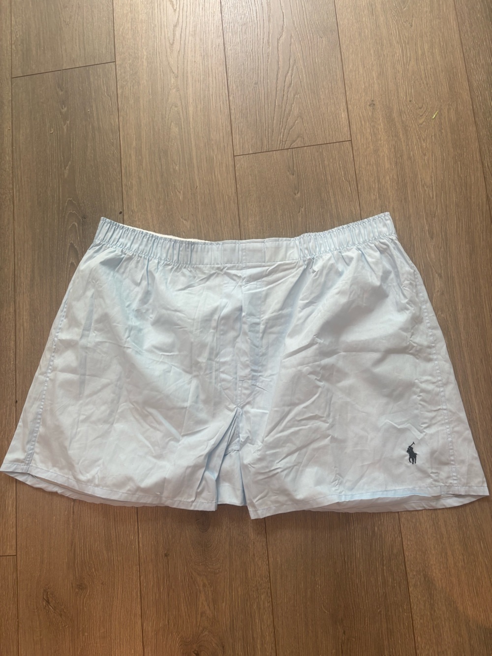 Polo Ralph Lauren Boxer Shorts Size XL Light Blue Costal Preppy Summer Unisex